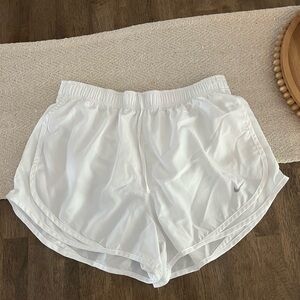Nike Women's White Athletic Shorts